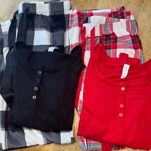 2 pajama sets size small